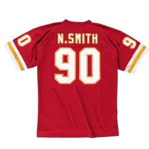 Wilson NEAL SMITH Kansas City Chiefs 1994 Throwback Home NFL Football Jersey 48